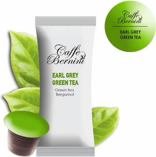 Κάψουλες Πράσινου Τσαγιού Bernini Caffe με Γεύση Περγαμόντο