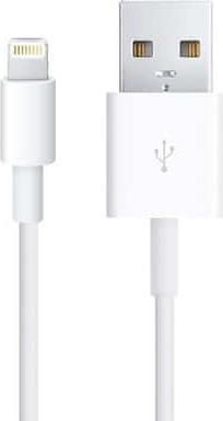 Καλώδιο Lightning Apple για iPhone / iPad σε USB-A Regular Λευκό