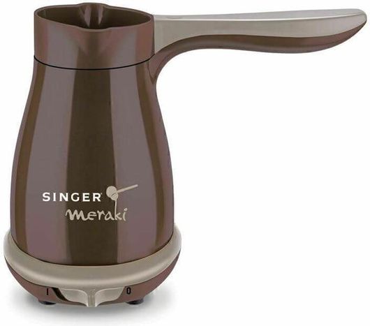 Ηλεκτρικό Μπρίκι Singer Meraki BR 550W με Χωρητικότητα 330ml Καφέ