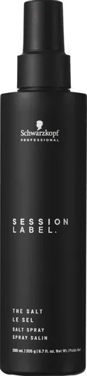 Schwarzkopf Session Label The Salt Spray Μαλλιών για Beach Look 200ml