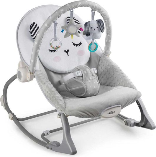 Relax Μωρού Ricokids Grey με Δόνηση για Μέγιστο Βάρος Παιδιού 18kg