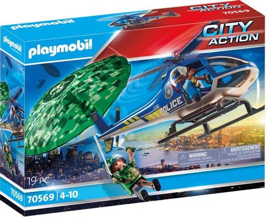 Playmobil City Action Εναέρια Αστυνομική Καταδίωξη 70569 για 4+ Ετών