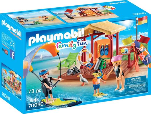 Playmobil Family Fun Σχολή Θαλάσσιων Σπορ για 4+ Ετών #70090