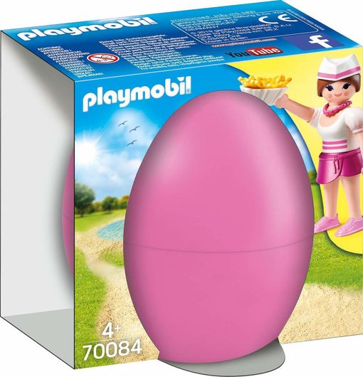 Playmobil Easter Eggs Σερβιτόρα Fast Food για 4+ Ετών