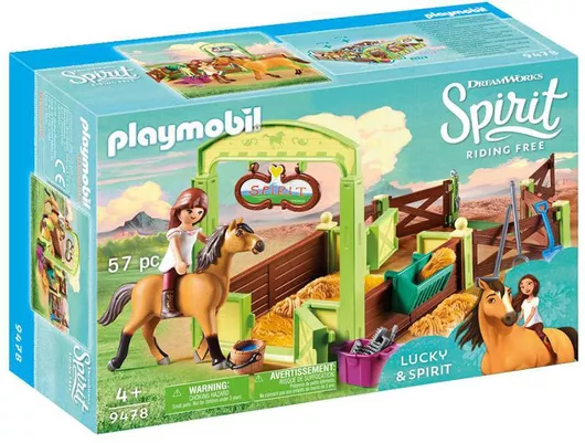 Playmobil Η Λάκυ με το Άλογο Σπίριτ για 4+ Ετών