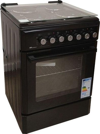 MultiHome MH-6149 Κουζίνα 65lt με Εμαγιέ Εστίες Π60εκ. Μαύρη