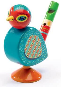 Ξύλινο Πνευστό Σφυρίχτρα Πουλάκι για 3+ Ετών Djeco 06009