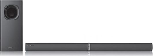 Soundbar Crystal Audio CASB240 2.1 Bluetooth 240W με Τηλεχειριστήριο Μαύρο