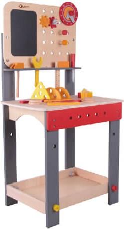 Classic World Ξύλινος Παιδικός Πάγκος Πάγκος Εργαλείων Μαραγκού για 3+ Ετών 44τμχ
