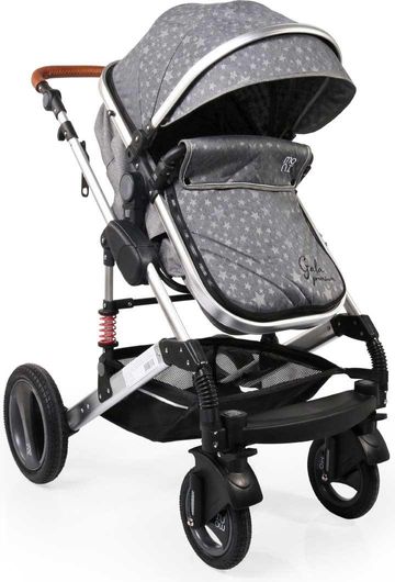 Πολυκαρότσι Moni Gala Premium Stars 2 σε 1 Γκρι