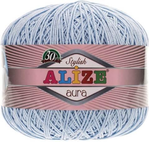 Νήμα Πλεξίματος Alize Aura 218 Γαλάζιο