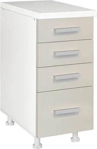 Ντουλάπι Κουζίνας Matis ΙΝ Συρταριέρα 40x60x85cm Εκρού