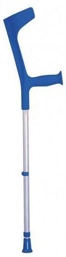 Βακτηρία Αγκώνος Mobiak Ενισχυμένη Με Σταθερή Λαβή & Ρυθμιζόμενο Ύψος 0808466 Μπλε