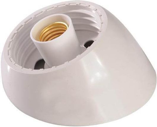 Αρματούρα για Φωτιστικά Eurolamp 147-22004 Βακελίτου E27 Κυρτή σε Λευκό Χρώμα