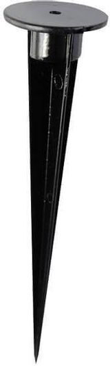 Καρφί Eurolamp 147-22404 Μεταλλικό για Σποτ Μαύρο από Αλουμίνιο σε Μαύρο Χρώμα