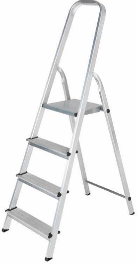 Σκάλα Αλουμινίου με 4 Σκαλοπάτια