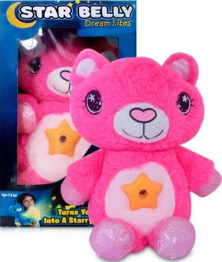 Star Belly Dream Lites Huggable Nightlight Plush Ροζ