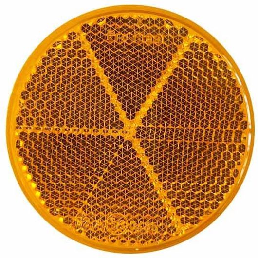 Αντανακλαστικό Αυτοκόλλητο Στρόγγυλο Proplast 60mm Πορτοκαλί 