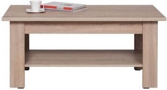 Τραπέζι Σαλονιού Alphab2b DINA 80x80x48cm Καφέ