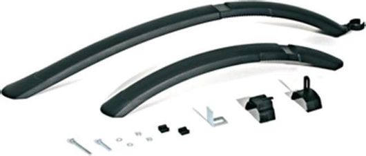 Λασπωτήρας Ποδηλάτου Bellelli Σετ Mtb 24"-26" Universal Ζεύγος Μαύρο