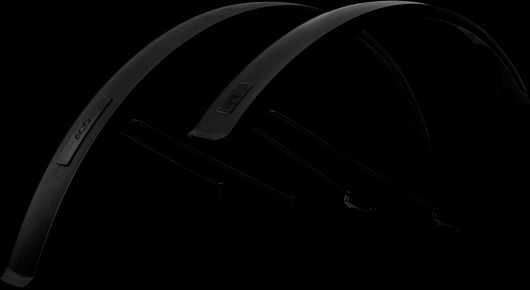 Λασπωτήρας Ποδηλάτου Cube Σετ Acid Mudguard 65 27.5" 93371 Μαύρο