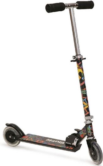 Παιδικό Πατίνι Moni Αναδιπλούμενο Magic Δίτροχο Μαύρο