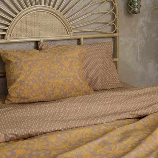 Μαξιλαροθήκες Nima Σετ Salma 52x72cm Deep Orange