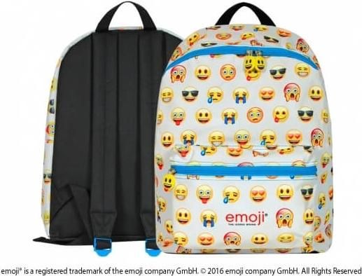 Σχολική Τσάντα Δημοτικού Emoji Λευκό