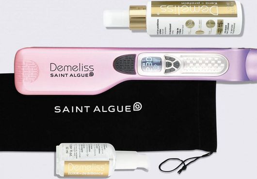 Επαγγελματική Πρέσα Μαλλιών Saint Algue Demeliss Titanium Dreams με Ατμό και Κεραμικές Πλάκες