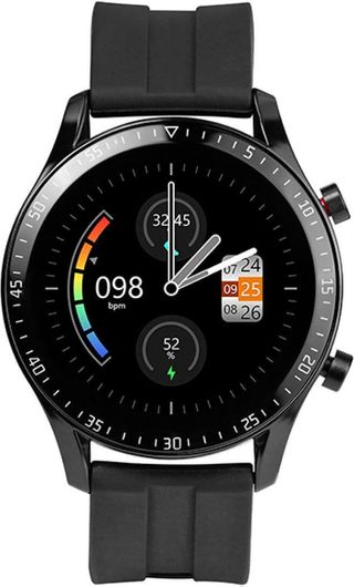 Smartwatch Tracer SM5 Argo 1.28" Metal Case &  Silicone Strap Μαύρο