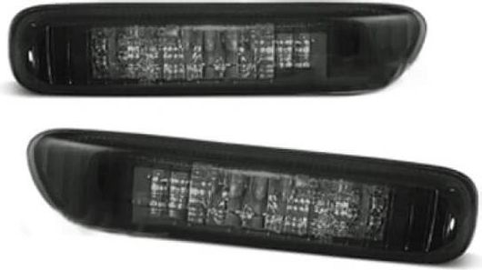 Πλαϊνά Φλας Φτερού Για Bmw 3 E46 Sedan 99-01 / Touring 99-01 / Compact 01-04 / Coupe 99-03 2τμχ Μαύρα