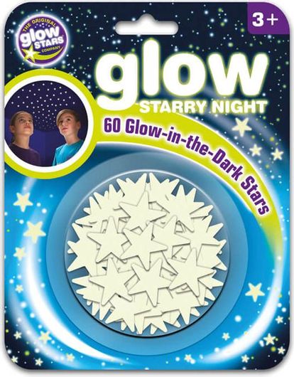 Αυτοκόλλητο Τοίχου Φωσφοριζέ Αστεράκια Starry Night