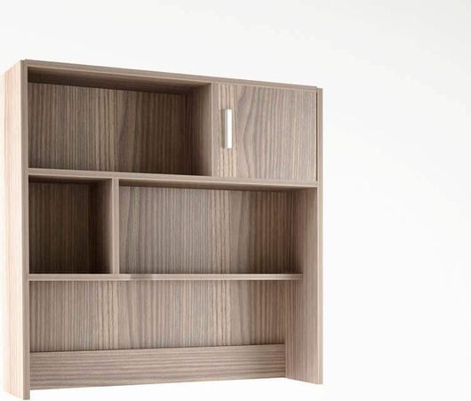 Βιβλιοθήκη Sarris Εταζιέρα Τοίχου 100x30x100cm Γκρι