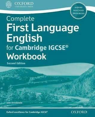 Complete First Language English For Cambridge Igcse. Second Edition. Workbook
