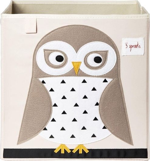 Καλάθι 3 Sprouts για Παιχνίδια Owl White 0812895000405