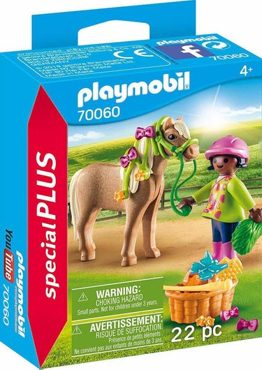 Playmobil Special Plus Girl with Pony για 4+ Ετών