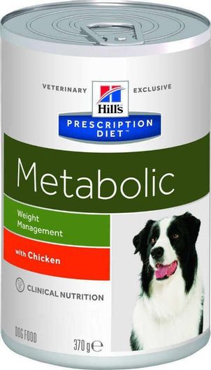 Κονσέρβα Σκύλου Hill's Prescription Diet Metabolic Διαίτης με Κοτόπουλο 370gr