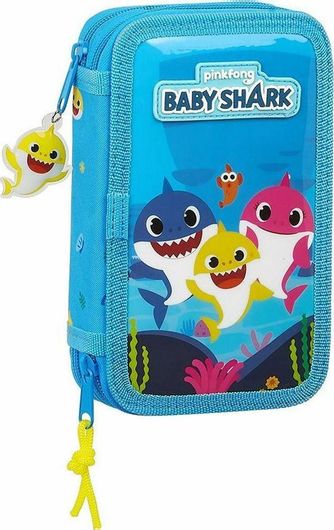 Safta Baby Shark Κασετίνα με 2 Θήκες