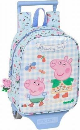 Σχολική Τσάντα Νηπίου Safta Πλάτης Peppa Pig Γαλάζιο