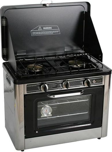 Φουρνάκι Thermogatz CS-02 Αερίου 25lt με 2 Εστίες