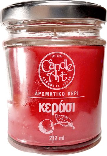 Φυτικό Αρωματικό Κερί Candle n' Art Κεράσι 212ml