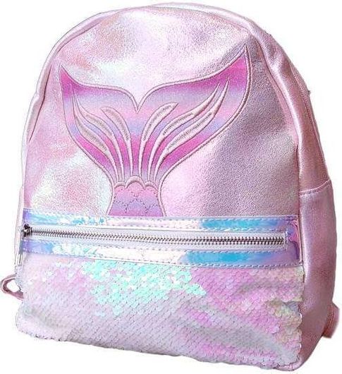 Τσάντα Πλάτης Blooms Holographic Mermaid Backpack Γοργόνα Ροζ