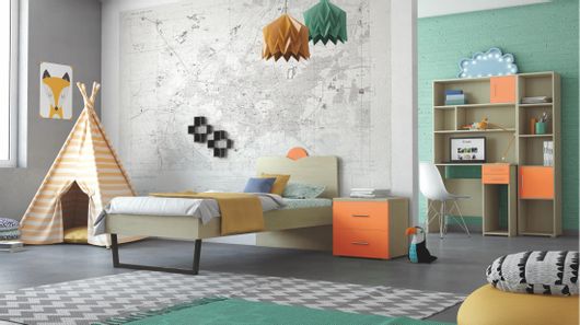 Παιδικό Δωμάτιο Sarris ΑΝΑΤΟΛΗ Σετ 5 τμχ Κόκκινο