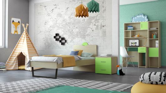 Παιδικό Δωμάτιο Sarris ΑΝΑΤΟΛΗ Σετ 5 τμχ Πράσινο