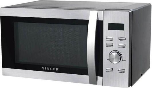Φούρνος Μικροκυμάτων Singer SMO-23SI-GDG με Grill 23lt Inox