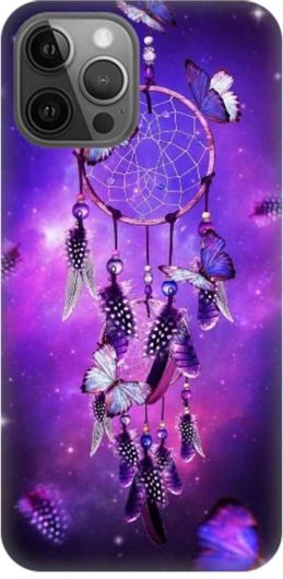 Θήκη Κινητού Glossy Dream Catcher Custom Silicone case για Iphone 13 Pro Max purple