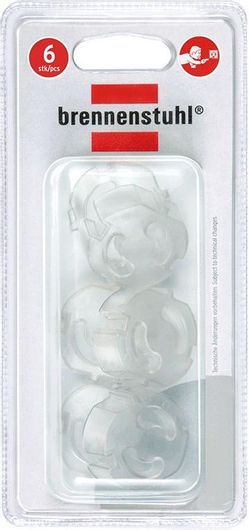 Brennenstuhl Προστατευτικά Καλύμματα για Πρίζες από Πλαστικό Λευκό 6τμχ