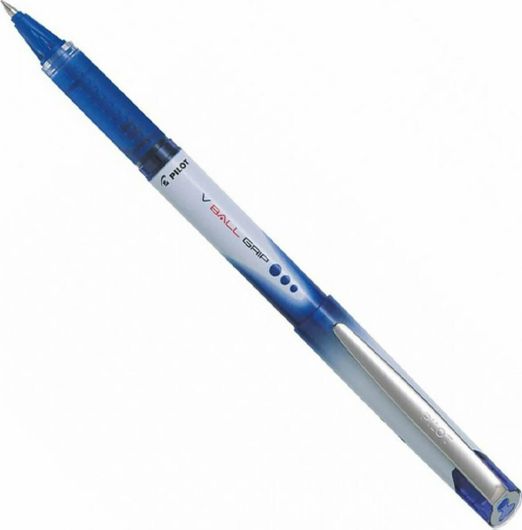 Pilot V-Ball Grip Στυλό Rollerball 0.7mm Μπλε με Μπλε Μελάνι 12τμχ