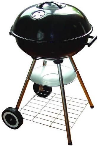 Ψησταριά Κάρβουνου Bormann BBQ1145 με Καπάκι 44x44cm Μαύρο