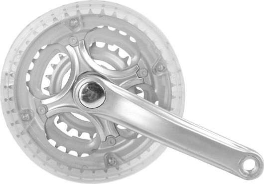 Δισκοβραχίονας Ποδηλάτου M-Wave MTB 24/34/42t 170mm Silver Καρε 351245